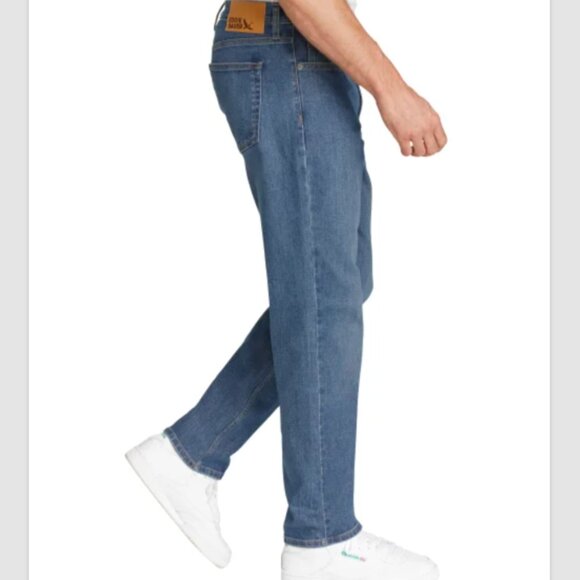 Eddie Bauer Jeans Mens 34 x 32 Straight Leg Medium Wash Denim Pants - Picture 6 of 16